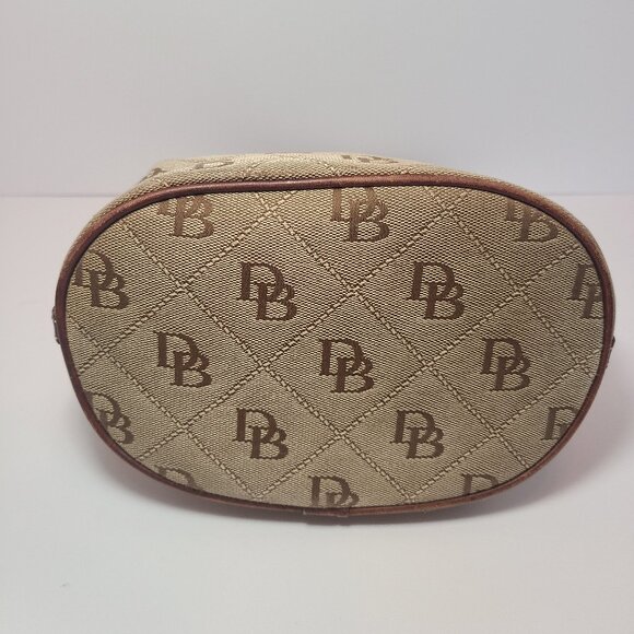 Dooney & Bourke Small Logo Purse w/ Leather Trim - Picture 6 of 16